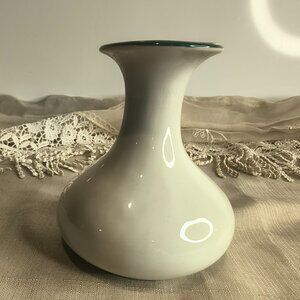 Vintage White Hall Vase